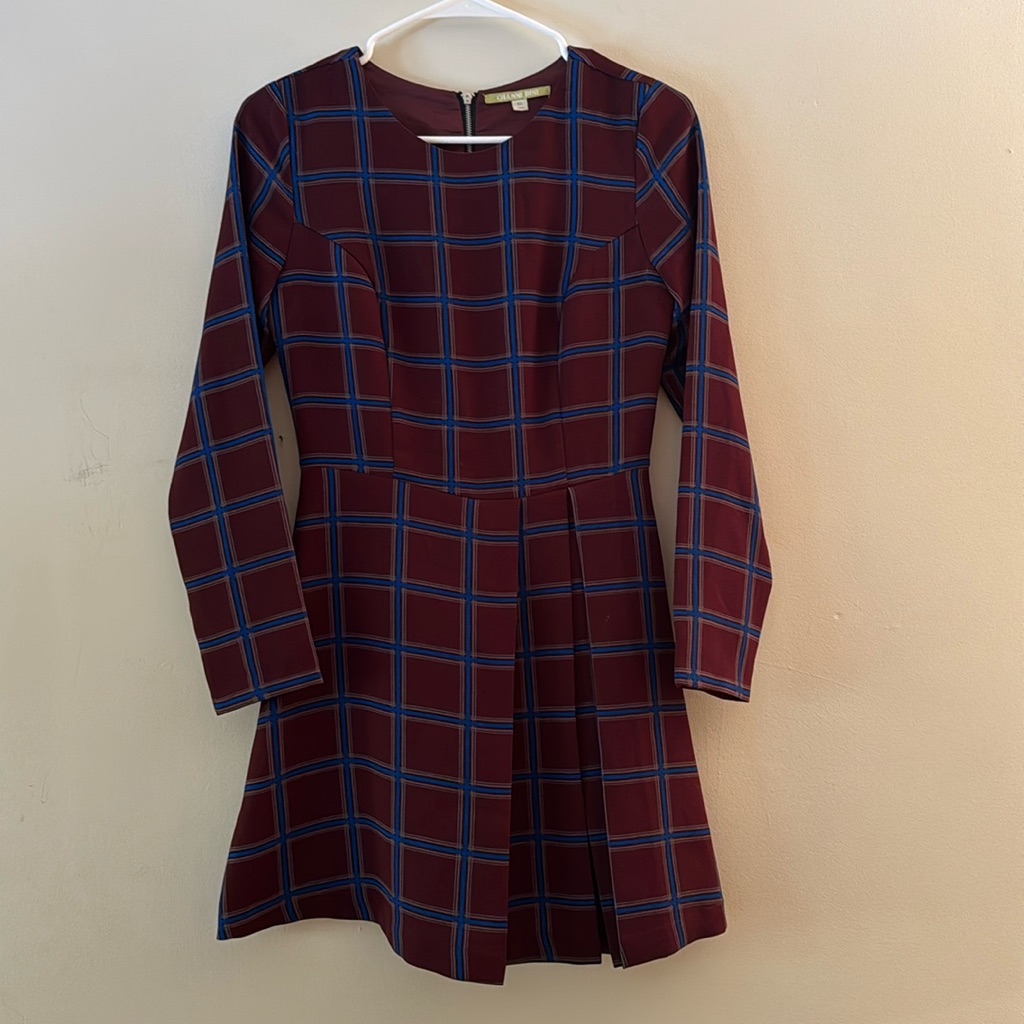 Gianni Bini Retro Checked Dress